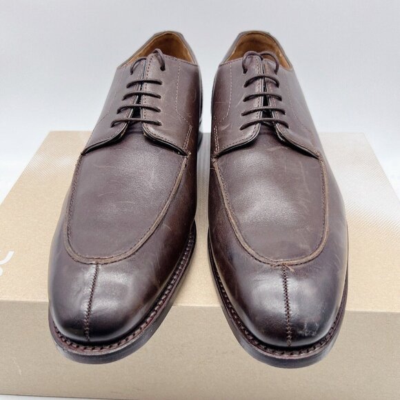 Allen Edmonds Watson Men’s Dress Shoes Split Toe Derby Oxford Brown Leather 12 D - Picture 4 of 12